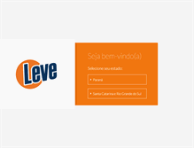 Tablet Screenshot of lojasleve.com.br